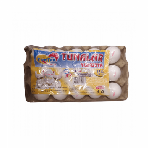 Tunalar 15'li yumurta M boy 